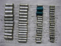 Condensatoare hârtie-ulei 59 bucăți