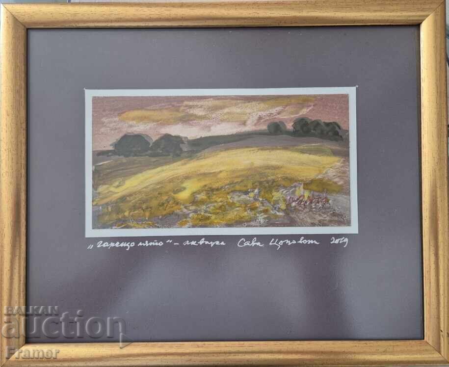 Ακουαρέλα από τον μεγάλο Βούλγαρο ζωγράφο Σάβα Τσονόφσκι 12S