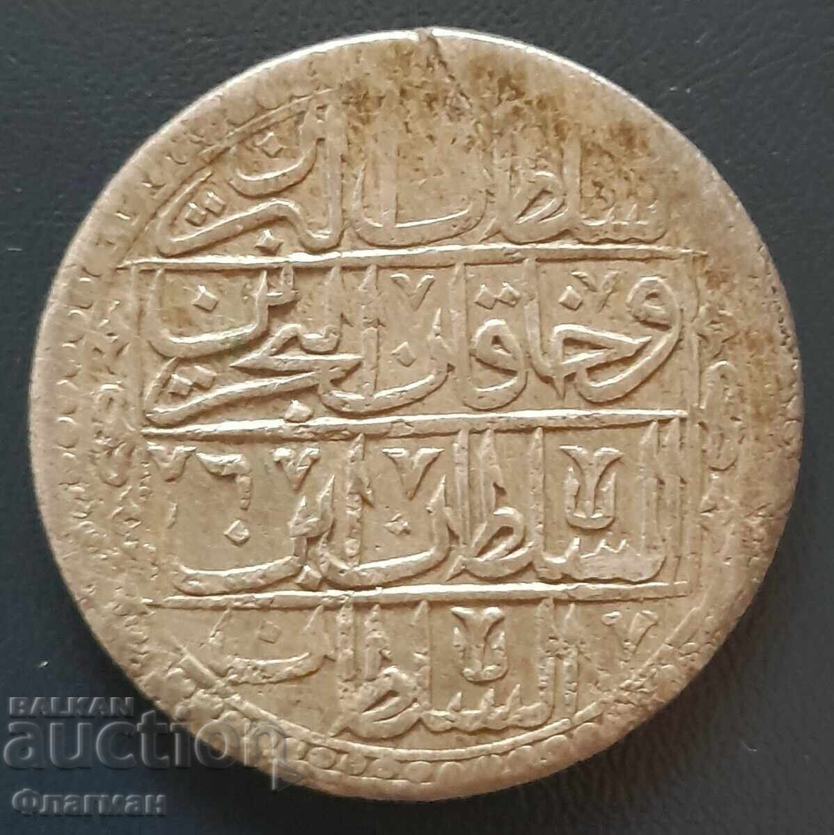 Ottoman Turkey 1 Yuzluk 1203/6 Sultan Selim III with price 160.00 BGN | € 81.81