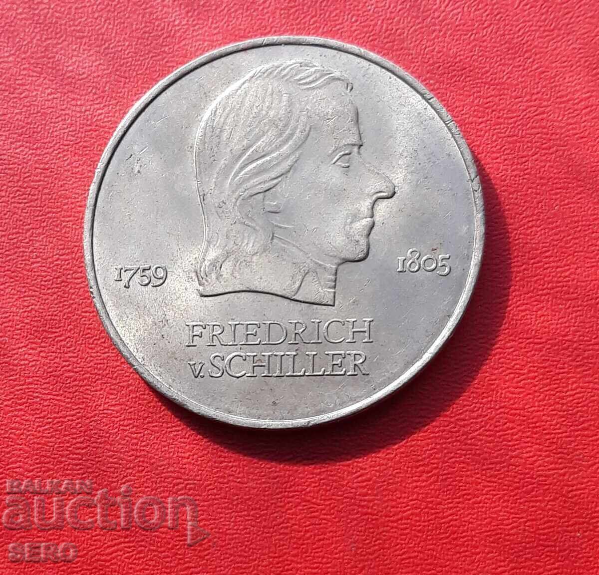 Germany-GDR-20 stamps 1972-Schiller with price 1.50 BGN | € 0.77