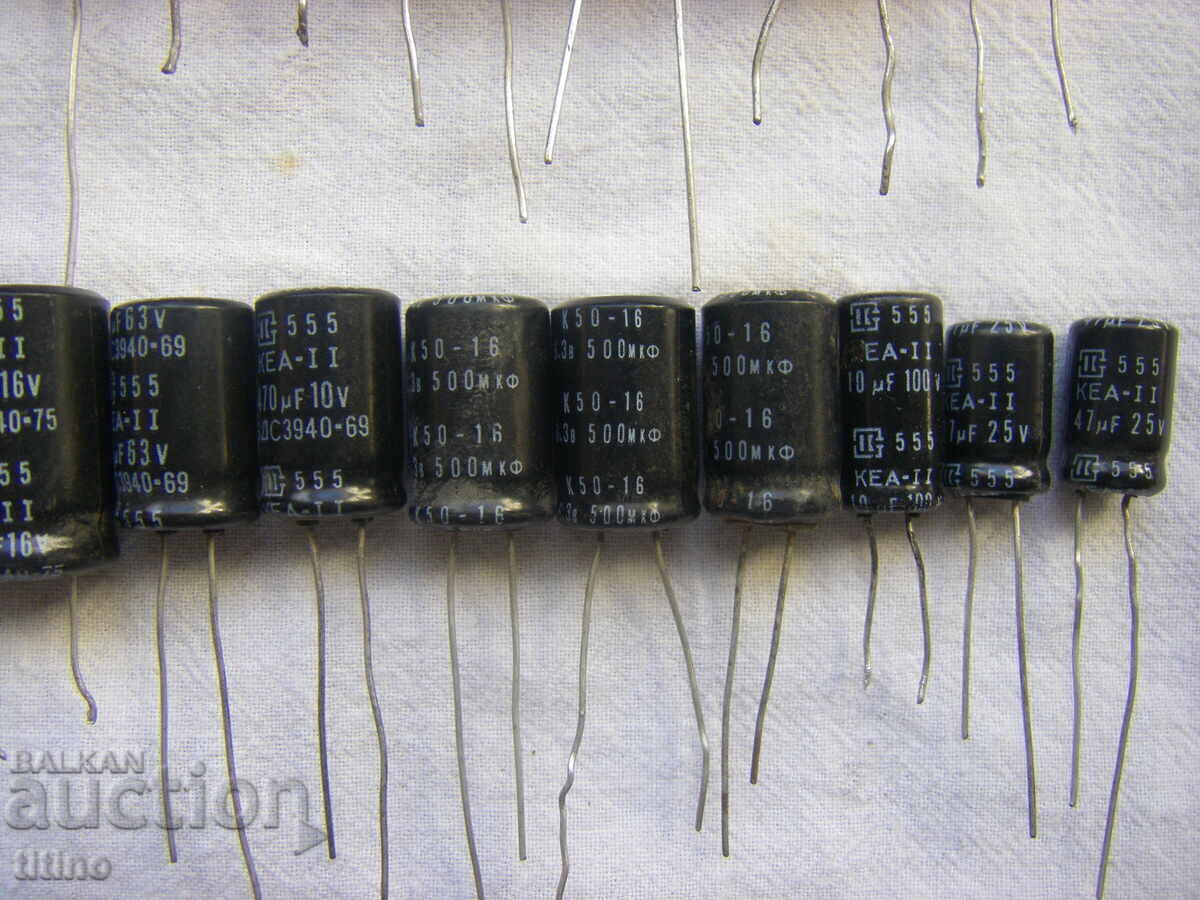 Condensatoare electrolitice noi - 64 bucăți - 7