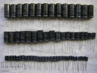 Condensatoare electrolitice noi - 64 bucăți