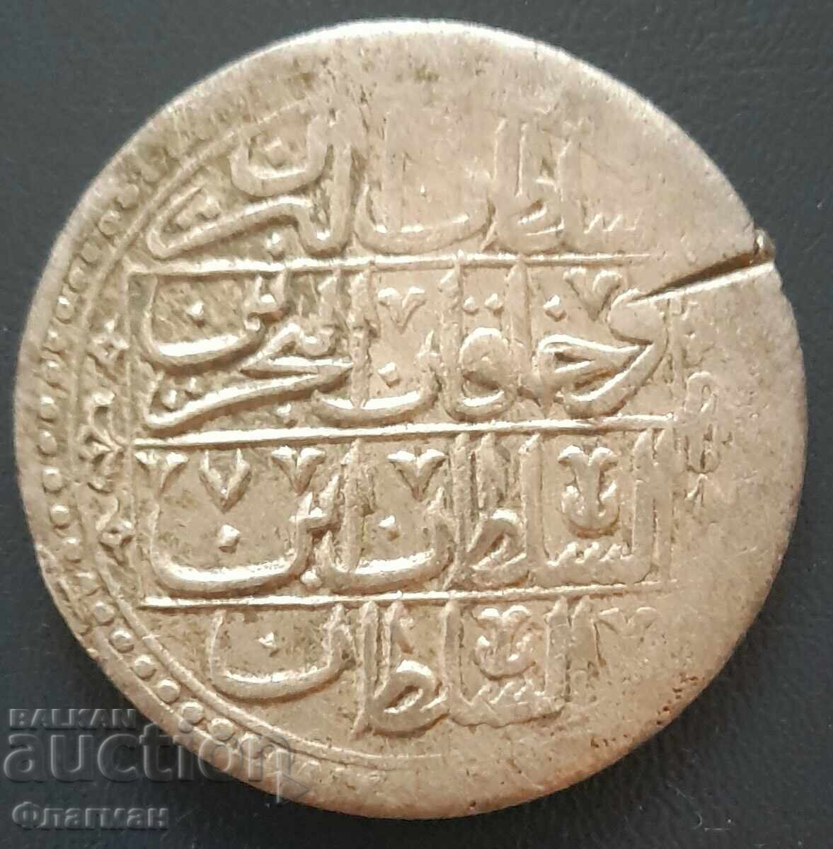 Turcia Otomană 1 Yüzlük 1203/7 Sultan Selim III cu preț 160.00 BGN | € 81.81
