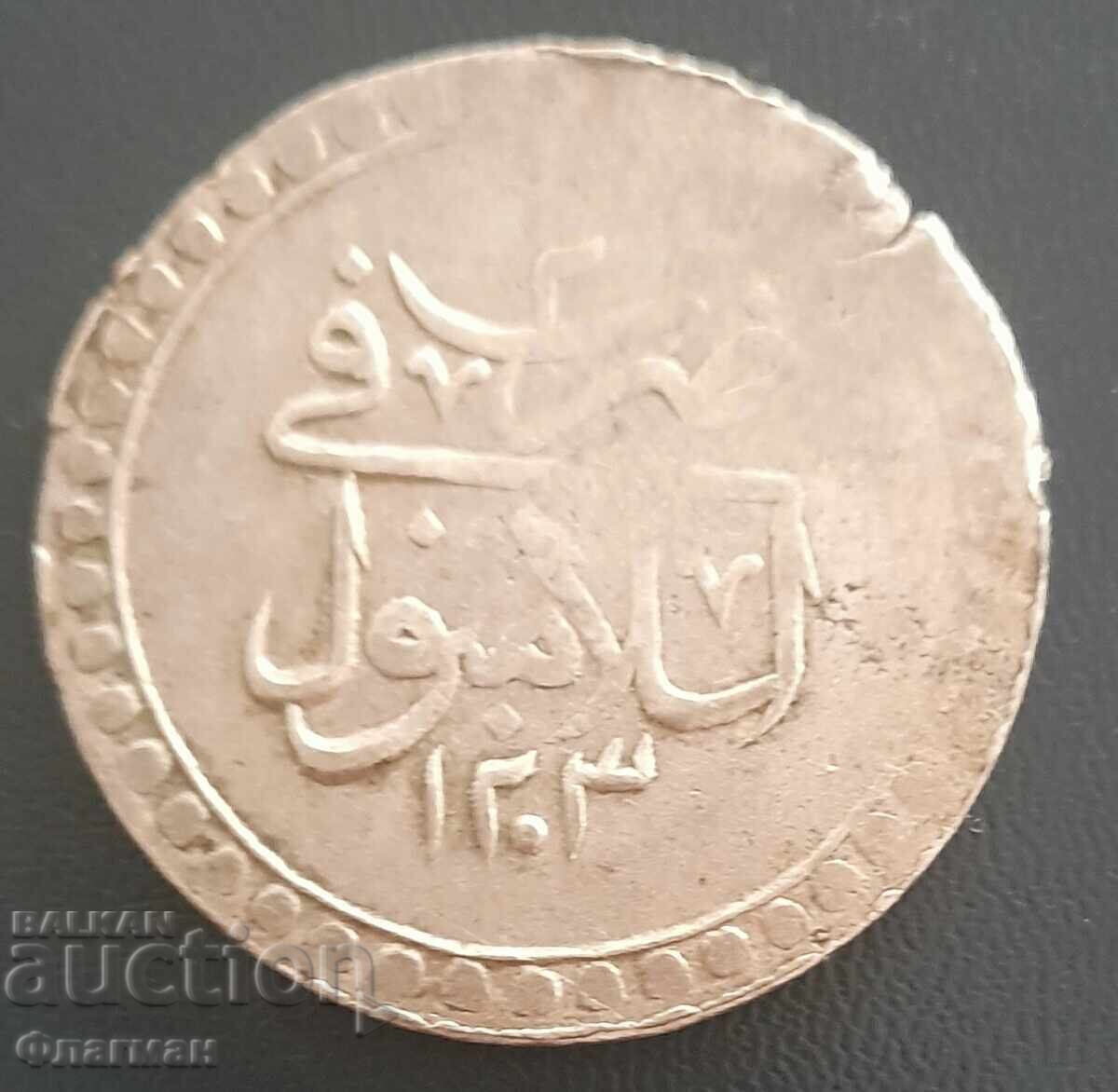 Ottoman Turkey 2 Kurush 1203/2 Sultan Selim III