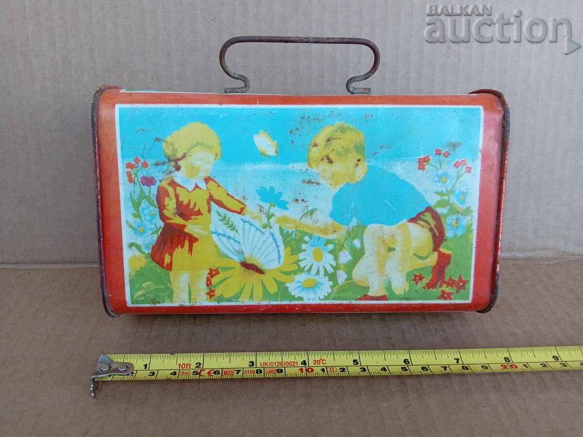 Βίντατζ παιδικό κουτί φαγητού Ρουμανία 60's με τιμή 31.00 BGN | € 15.85