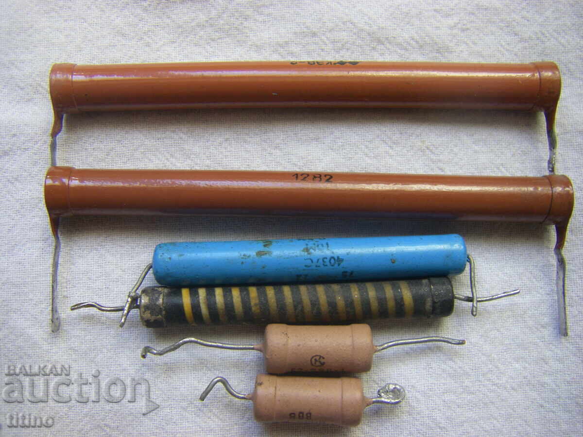 High-voltage capacitors and resistors - 6