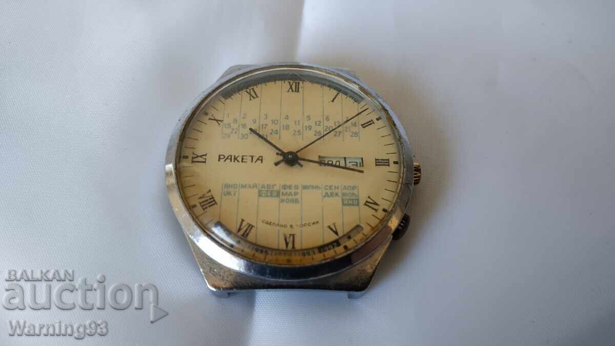 Men's mechanical wristwatch - RAKETA / RAKETA - Calendar with price € 30.00 | 58.67 BGN
