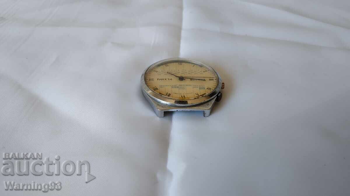 Licitație Ceas de mână mecanic pentru bărbați - RAKETA / RAKETA - Calendar Licitație Ceas de mână mecanic pentru bărbați - RAKETA / RAKETA - Calendar