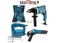 3 σε 1 Γωνιακός Τροχός, Δραπανοκατσίδι και Σέγα KRAFTROYAL