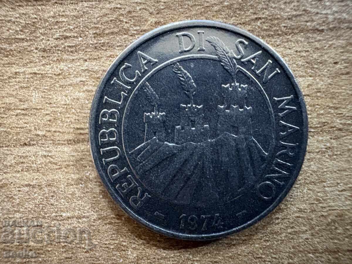 San Marino - 50 lire (1974) cu preț 3.28 BGN | € 1.68 San Marino - 50 lire (1974) cu preț 3.28 BGN | € 1.68