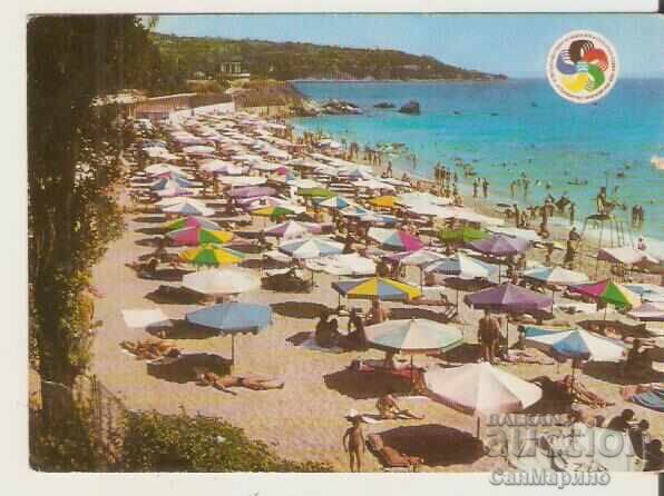 Κάρτα Βουλγαρία Βάρνα Κουρόρτ Ντρουζμπα Παραλία 19*