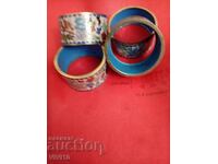 Antique napkin rings, clasps