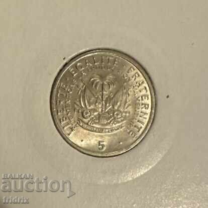 Haiti 5 centimes 1975 FAO with price 4.50 BGN | € 2.30