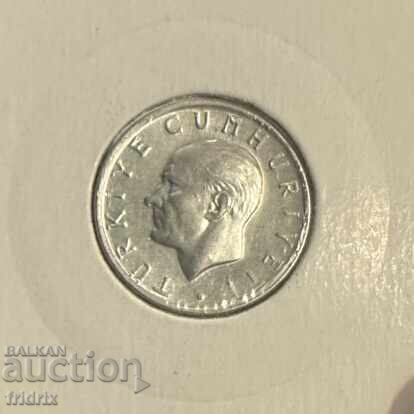 Turcia 1 liră / Turkey 1 lira 1981 1YT cu preț 3.00 BGN | € 1.53