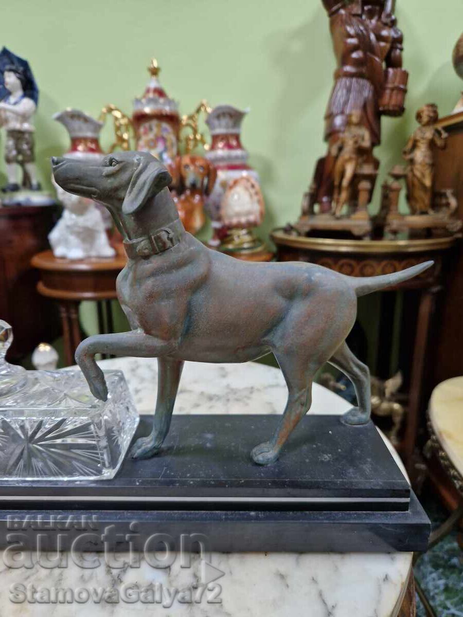 Veche și frumoasă figurină/statuetă metalică antică franceză - 5 Veche și frumoasă figurină/statuetă metalică antică franceză - 5