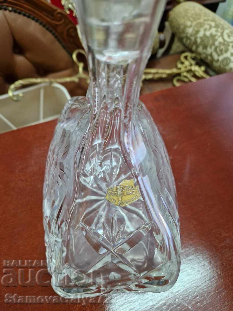 Carafă germană antică din cristal, superbă - 7 Carafă germană antică din cristal, superbă - 7