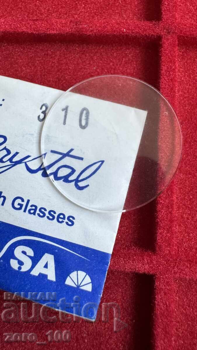 Γυαλί για ρολόι. 310, κρύσταλλο, επίπεδο - 5 Γυαλί για ρολόι. 310, κρύσταλλο, επίπεδο - 5