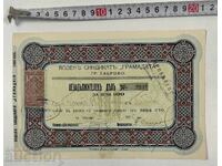 SINDICATUL DE APĂ GRAMADA ACTIUNE VECHE DOCUMENT ACȚIUNE OBLIGAȚIUNE