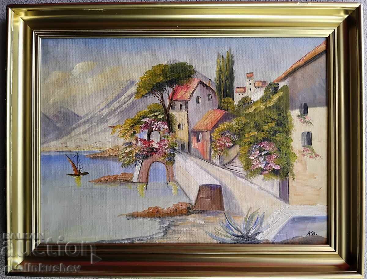Large oil painting 66 x 47 / 77 x 58 with price 51.00 BGN | € 26.08 Large oil painting 66 x 47 / 77 x 58 with price 51.00 BGN | € 26.08