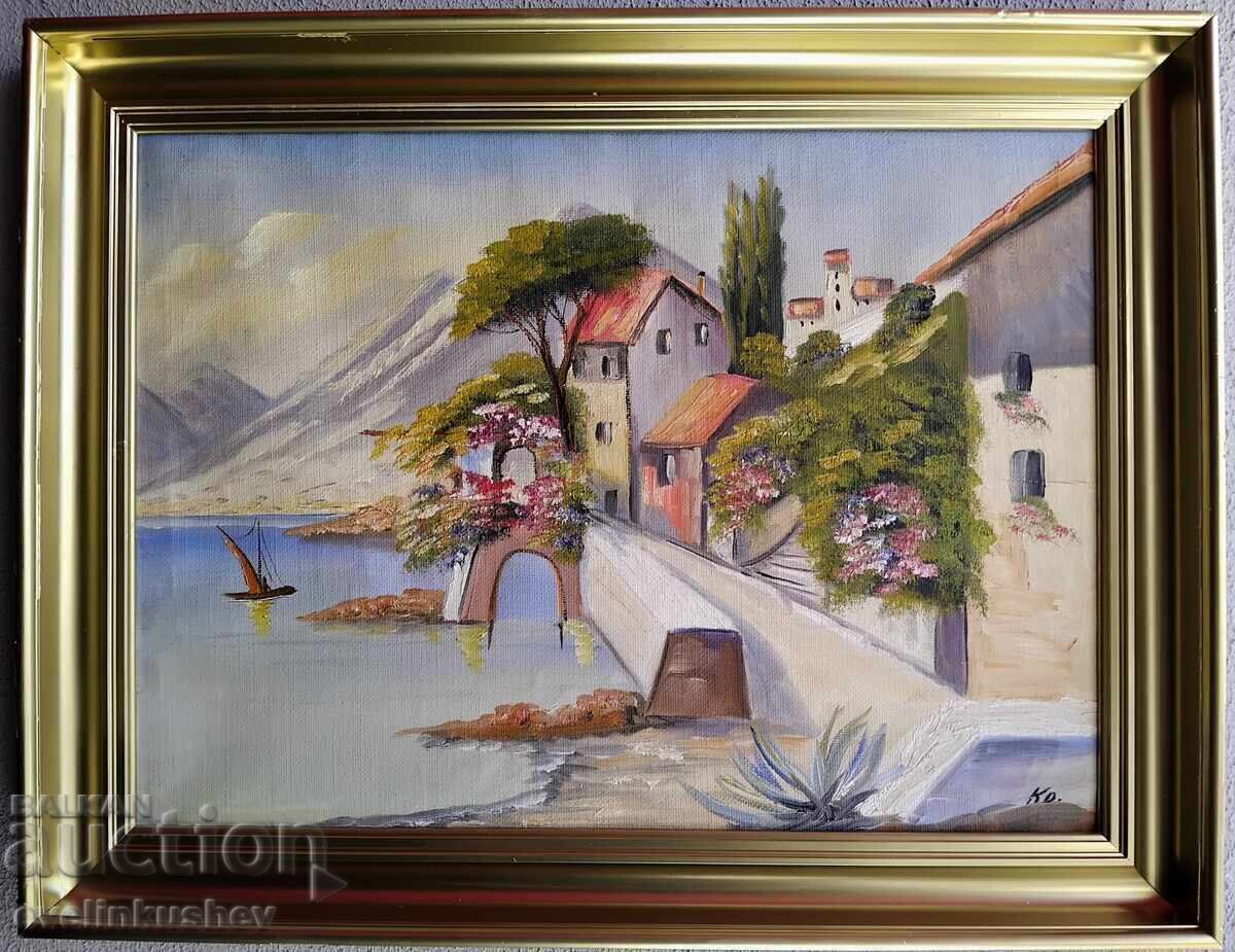 Auction Large oil painting 66 x 47 / 77 x 58 Auction Large oil painting 66 x 47 / 77 x 58