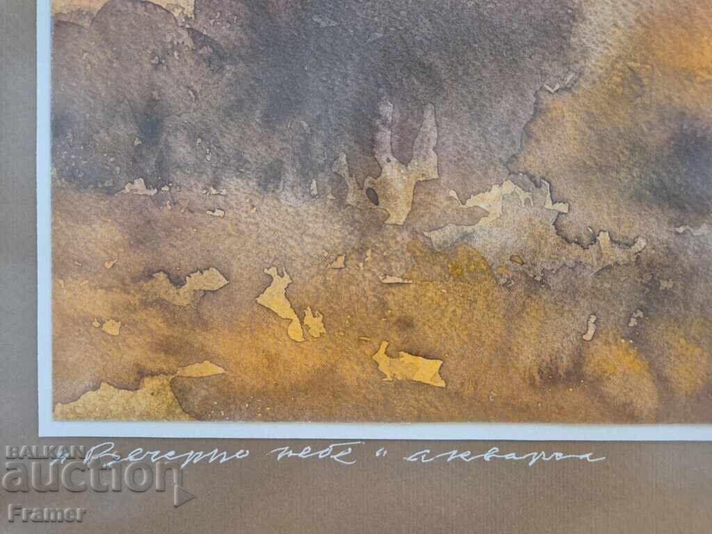 Аукцион Aкварел от големият български художник Сава Цоновски 15