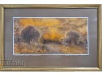 Watercolor by the great Bulgarian artist Sava Tsonovski 15