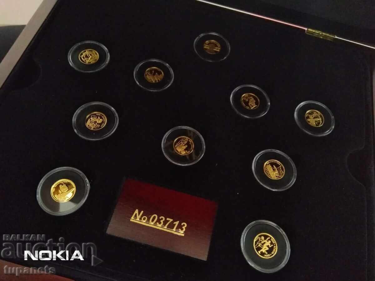 Bulgaria Seria monede de aur 2002 Atena Bulgaria Seria monede de aur 2002 Atena
