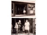 2х МАЛКИ СНИМКИ ГЕРМАНИЯ КАУБОЙ ПРЕД МАГАЗИНА Е114