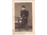 FOTOGRAFIE VECHE GERMANIA, ELEV MIC ÎN UNIFORMĂ E117