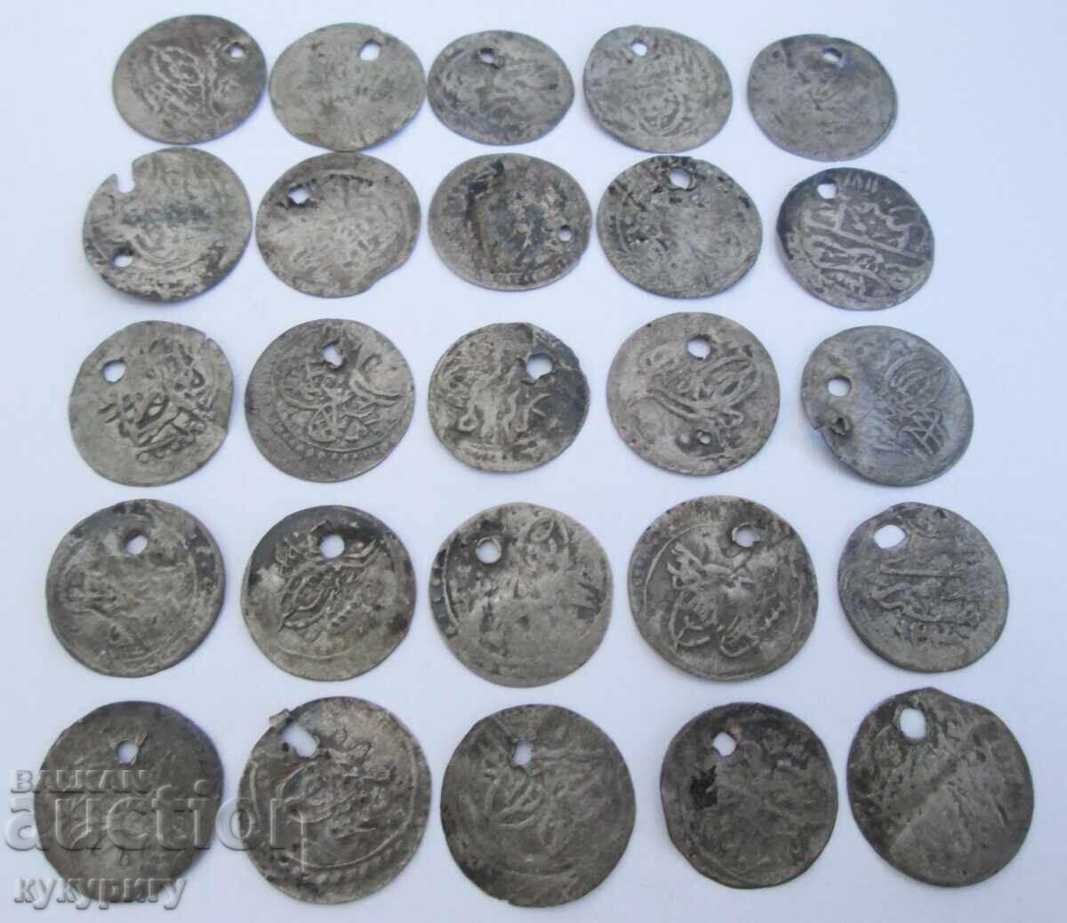 99 old Ottoman silver akche coins for jewelry for a folk costume with price 350.00 BGN | € 178.95 99 old Ottoman silver akche coins for jewelry for a folk costume with price 350.00 BGN | € 178.95