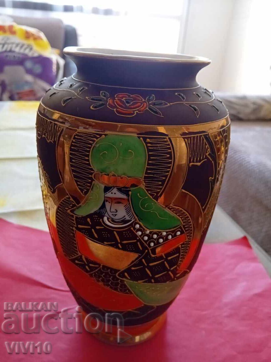 Auction  Antique Satsuma vase 22cm