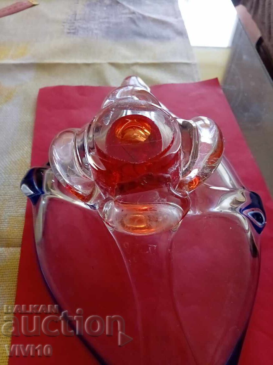 Delivery of Antique Murano fruit bowl 30cm by 17cm