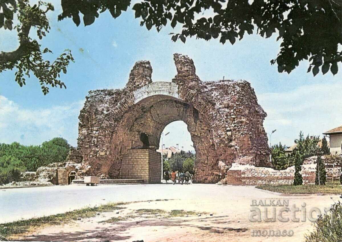 Carte poștală veche - Hisarya, Cămilele