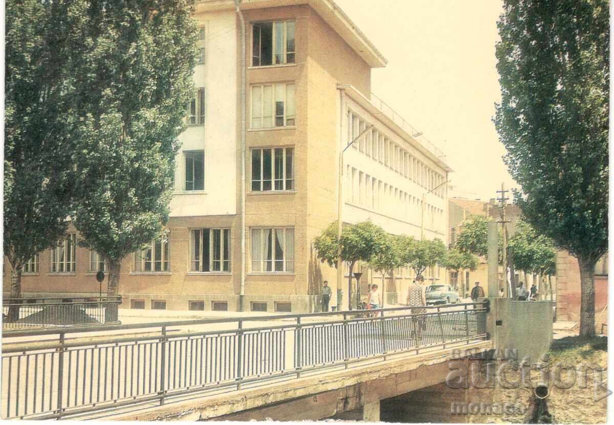 Стара картичка - Хасково, Полиграфичният комбинат