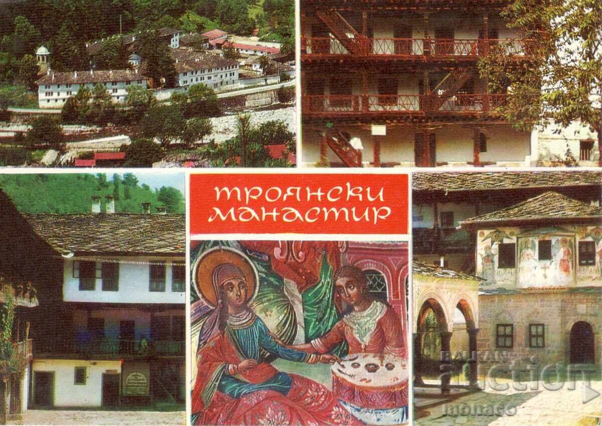 Παλιά καρτ ποστάλ - Μονή Τροίας, Μίγμα