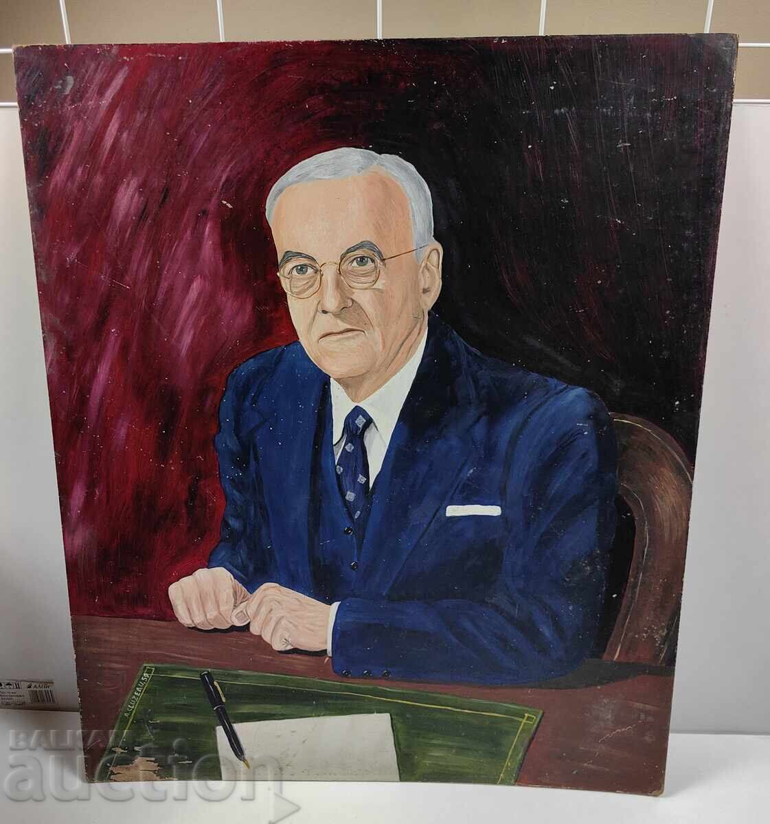 1959 HARRY TRUMAN LARGE HAND-SIGNED PORTRAIT PRESIDENT 1959 HARRY TRUMAN LARGE HAND-SIGNED PORTRAIT PRESIDENT