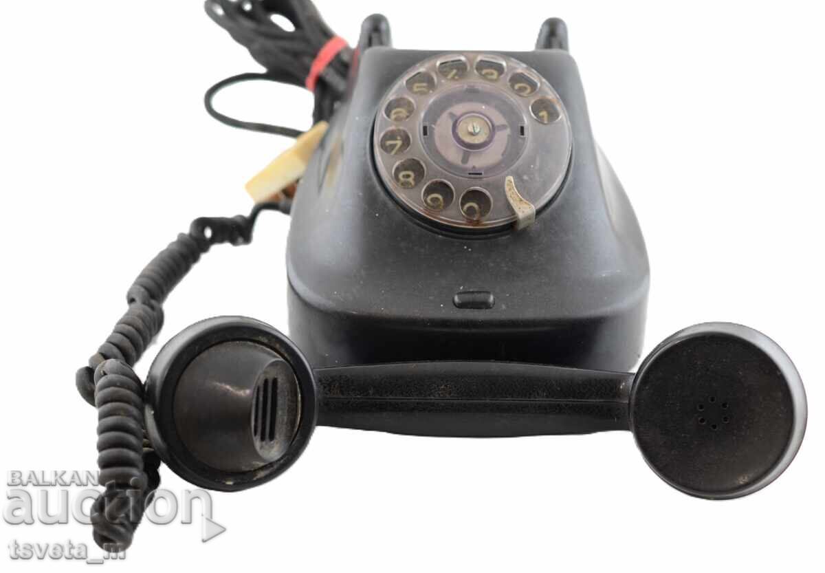 Български телефонен апарат Белоградчик бакелит 60 - те - 7 Български телефонен апарат Белоградчик бакелит 60 - те - 7