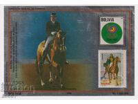 Clean block Sports Olympic Games Seoul 1988 from Bolivia 1986