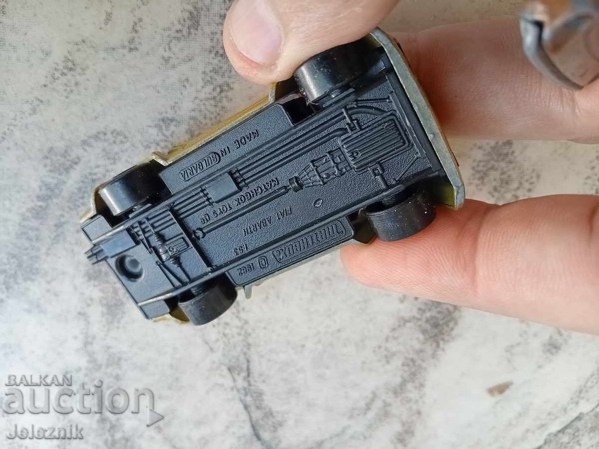 Fiat Abarth Matchbox Bulgaria 1:53/1982 - Perfect! - 6 Fiat Abarth Matchbox Bulgaria 1:53/1982 - Perfect! - 6