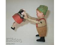 Стара механична играчка с ключе Schuco Германия 1930-те