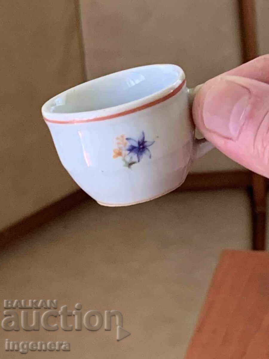 Δημοπρασία Πορσελάνινο φλιτζάνι κούπα μίνι για ζεστή ρακή
