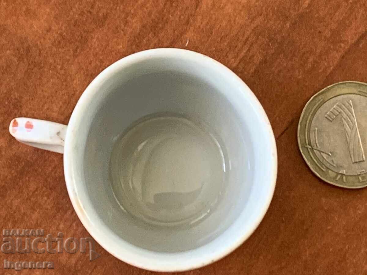 Πορσελάνινο φλιτζάνι κούπα μίνι για ζεστή ρακή - 6