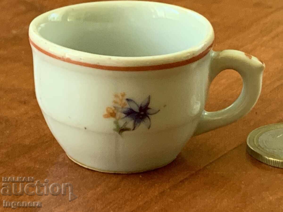 Πορσελάνινο φλιτζάνι κούπα μίνι για ζεστή ρακή