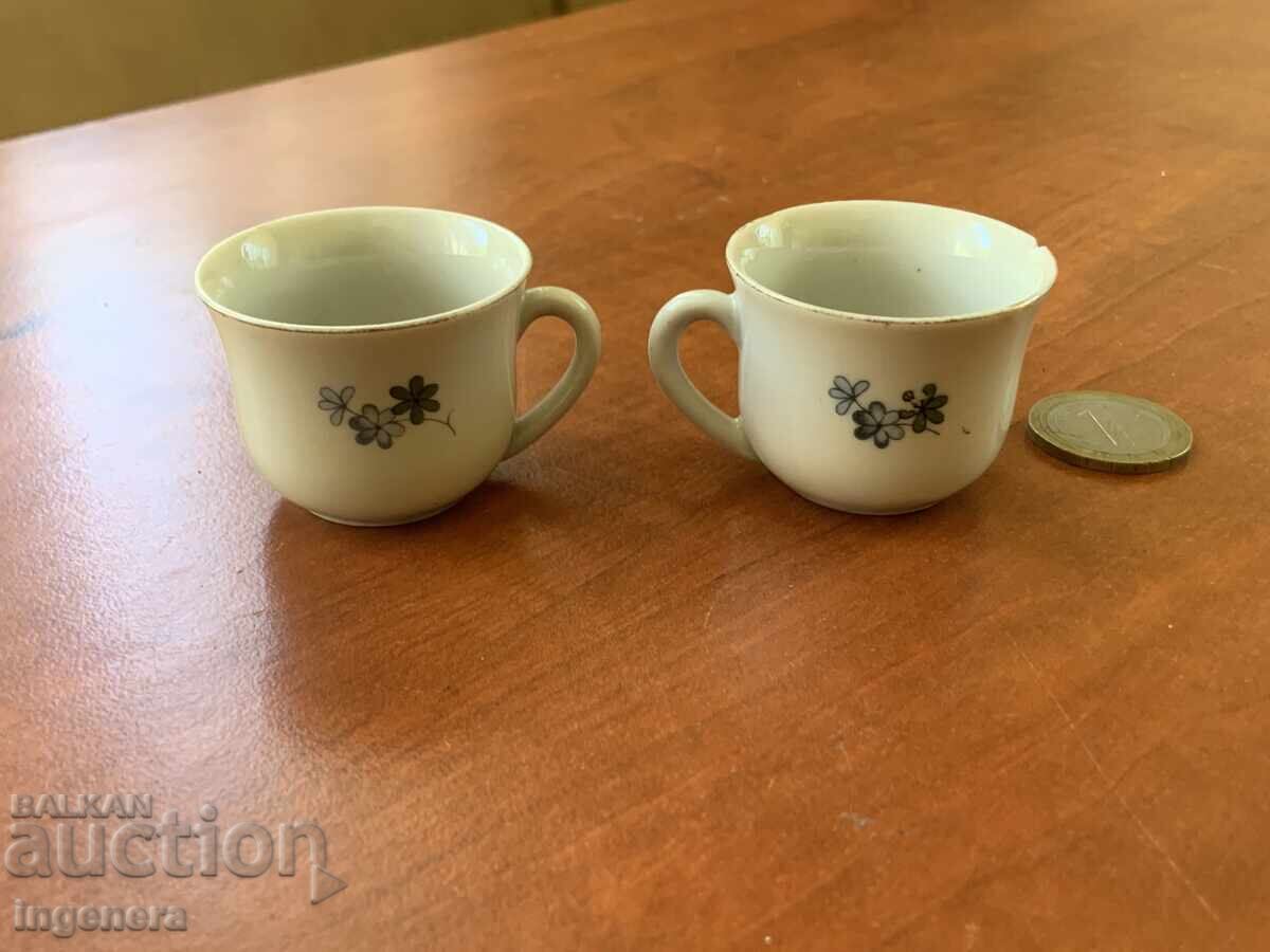 PORCELAIN CUP MINI FOR HOT RAKIYA - 2 PCS with price 12.00 BGN | € 6.14