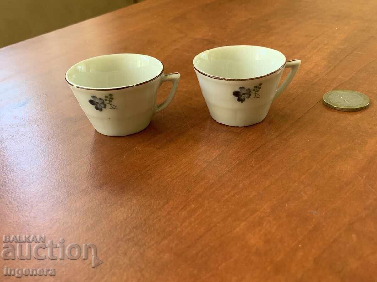 PORCELAIN CUP MINI FOR HOT RAKIYA - 2 PCS. - MARKED with price 12.00 BGN | € 6.14 PORCELAIN CUP MINI FOR HOT RAKIYA - 2 PCS. - MARKED with price 12.00 BGN | € 6.14