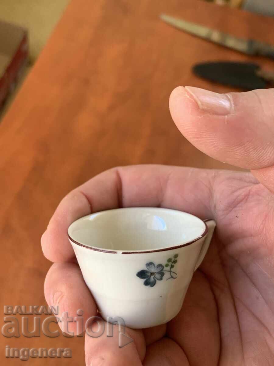 PORCELAIN CUP MINI FOR HOT RAKIYA - 2 PCS. - MARKED - 5 PORCELAIN CUP MINI FOR HOT RAKIYA - 2 PCS. - MARKED - 5