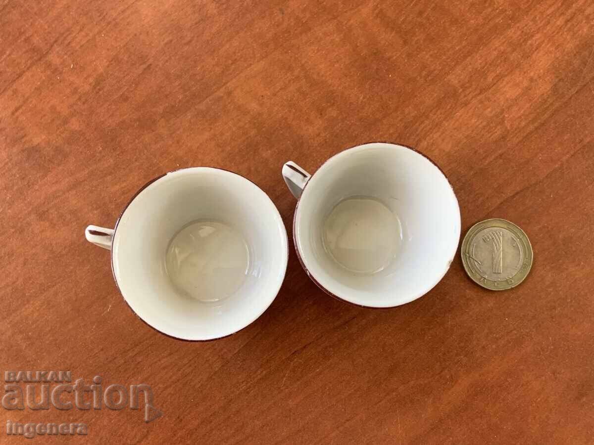 PORCELAIN CUP MINI FOR HOT RAKIYA - 2 PCS. - MARKED - 7 PORCELAIN CUP MINI FOR HOT RAKIYA - 2 PCS. - MARKED - 7
