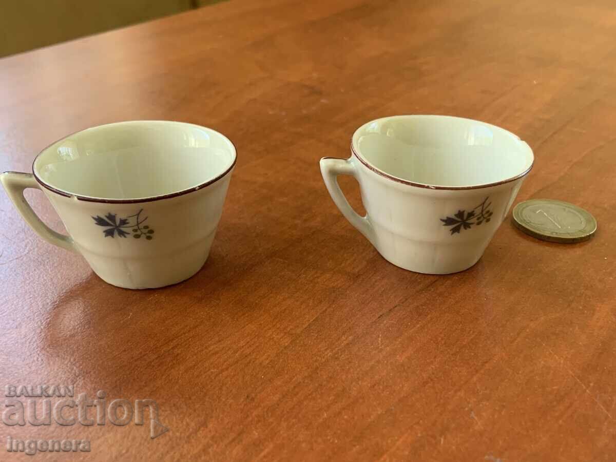 PORCELAIN CUP MINI FOR HOT RAKIYA - 2 PCS. - MARKED PORCELAIN CUP MINI FOR HOT RAKIYA - 2 PCS. - MARKED