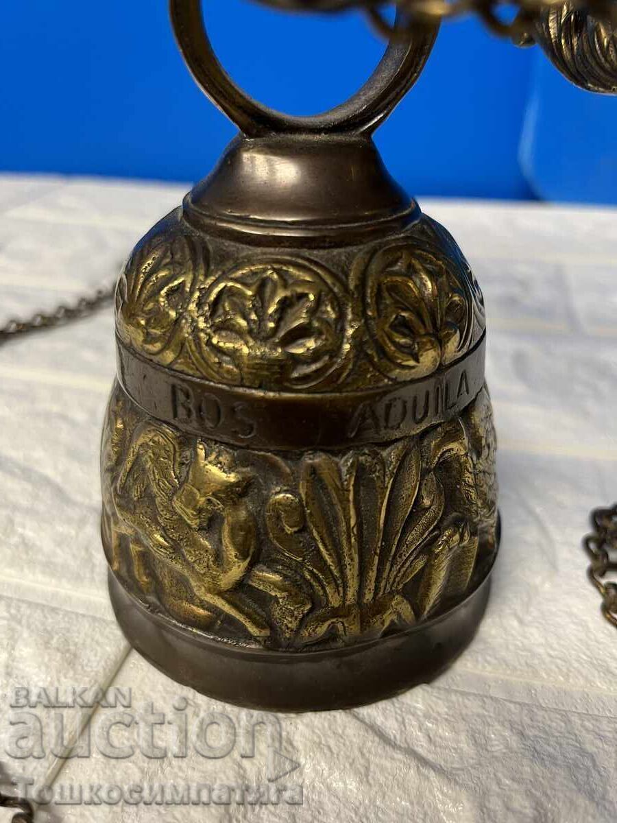 Παλιά, μοναστηριακή, χάλκινη καμπάνα - 5