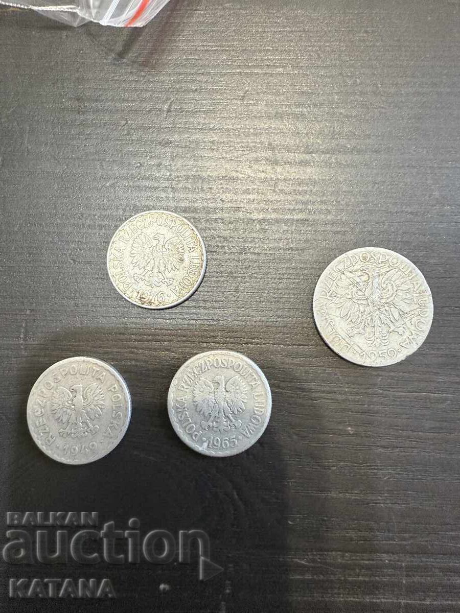 4-piece lot (in Zloty) with price 5.00 BGN | € 2.56 4-piece lot (in Zloty) with price 5.00 BGN | € 2.56